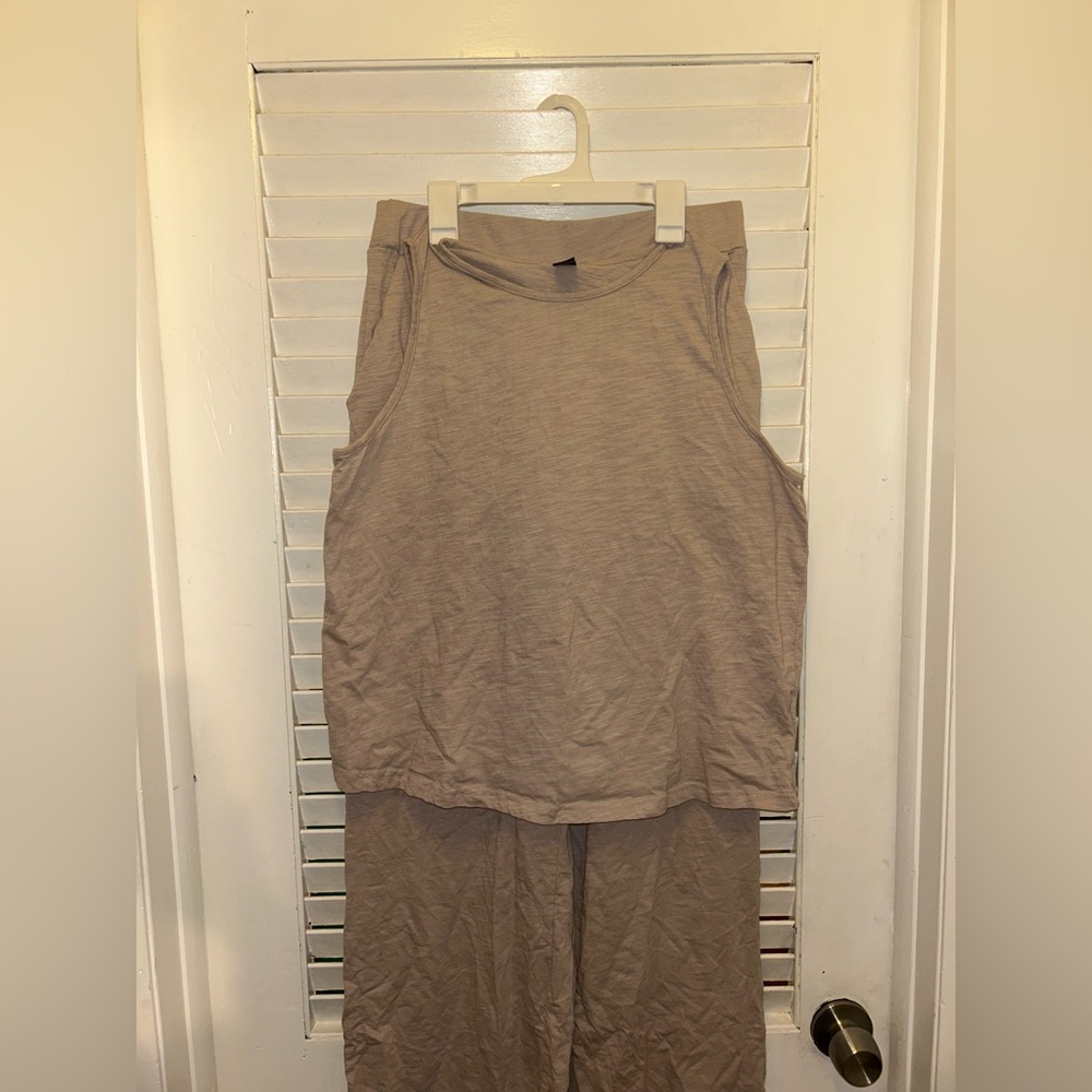 SHEIN Blush Casual Top & Pants